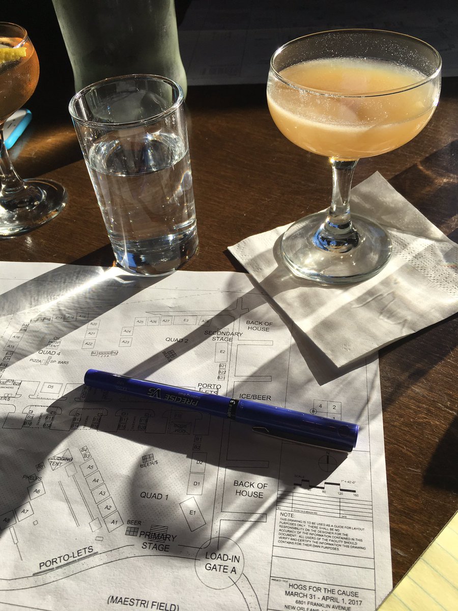 chitsandpiggles's tweet photo. Got a "Half Japanese" over at @cureNOLA while studying the map & layout notes @Hogs4TheCause plot draft. Time to get serious! #hogs17 https://t.co/wGpsiwDPEY