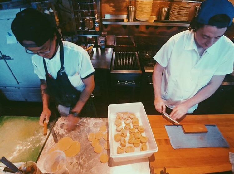 We'll be open tonight! And we're making Beef Short Rib Dumplings for you!! Brave the ice and come get em!!!