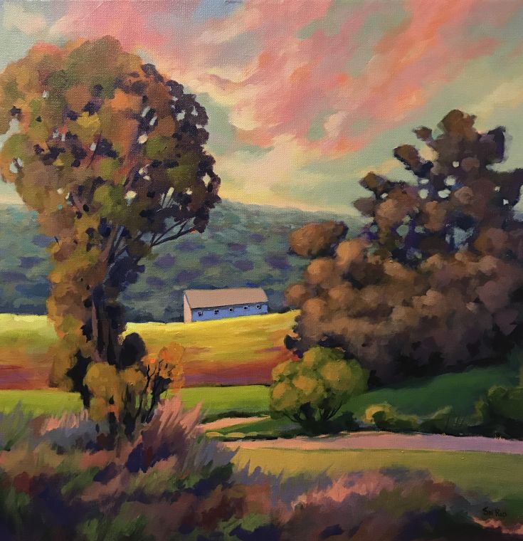 artfinderlatest's tweet photo. Towards the warmth 8 by @sriraoart #acrylic #painting #art https://t.co/STTa466n6c @artfinder https://t.co/m9A8EZezGf