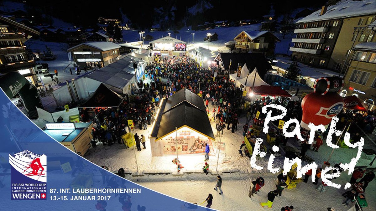 An den #lauberhornrennen findet auch dieses Jahr wieder eine riesen Party statt! Donnerstag #volxrox Fr/Sa #partyhelden #chuelee