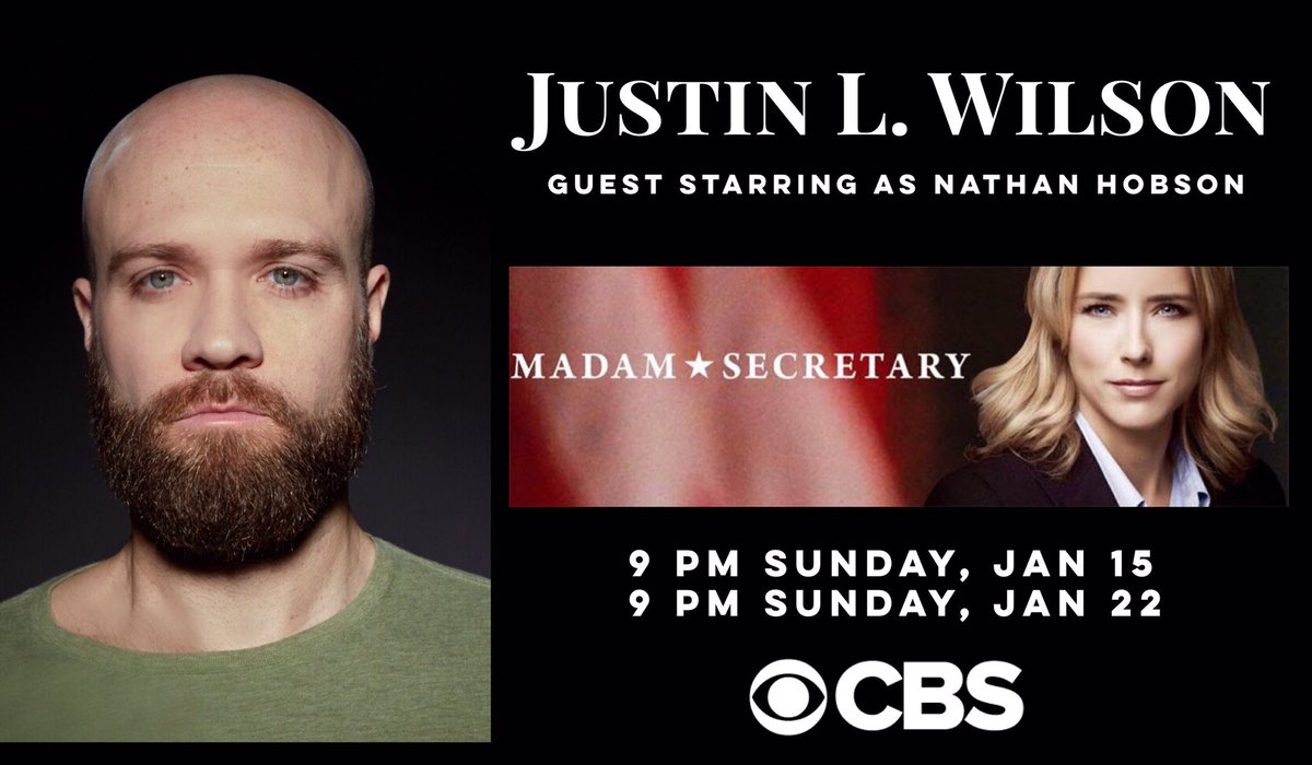 thisismrwilson's tweet photo. One week from today,diving headfirst into the deep end. Primetime #networktv debut on #MadamSecretary Sunday Jan 15th #CBS #actor #gratitude https://t.co/JBskGNbKJb