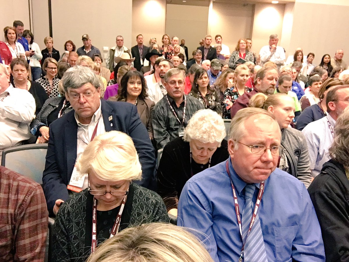 VaFarmBureau's tweet photo. It's a full house at AFBF Annual Convention's workshop, "OMG, GMOs!" #engageintheconversation https://t.co/AojguehnmV
