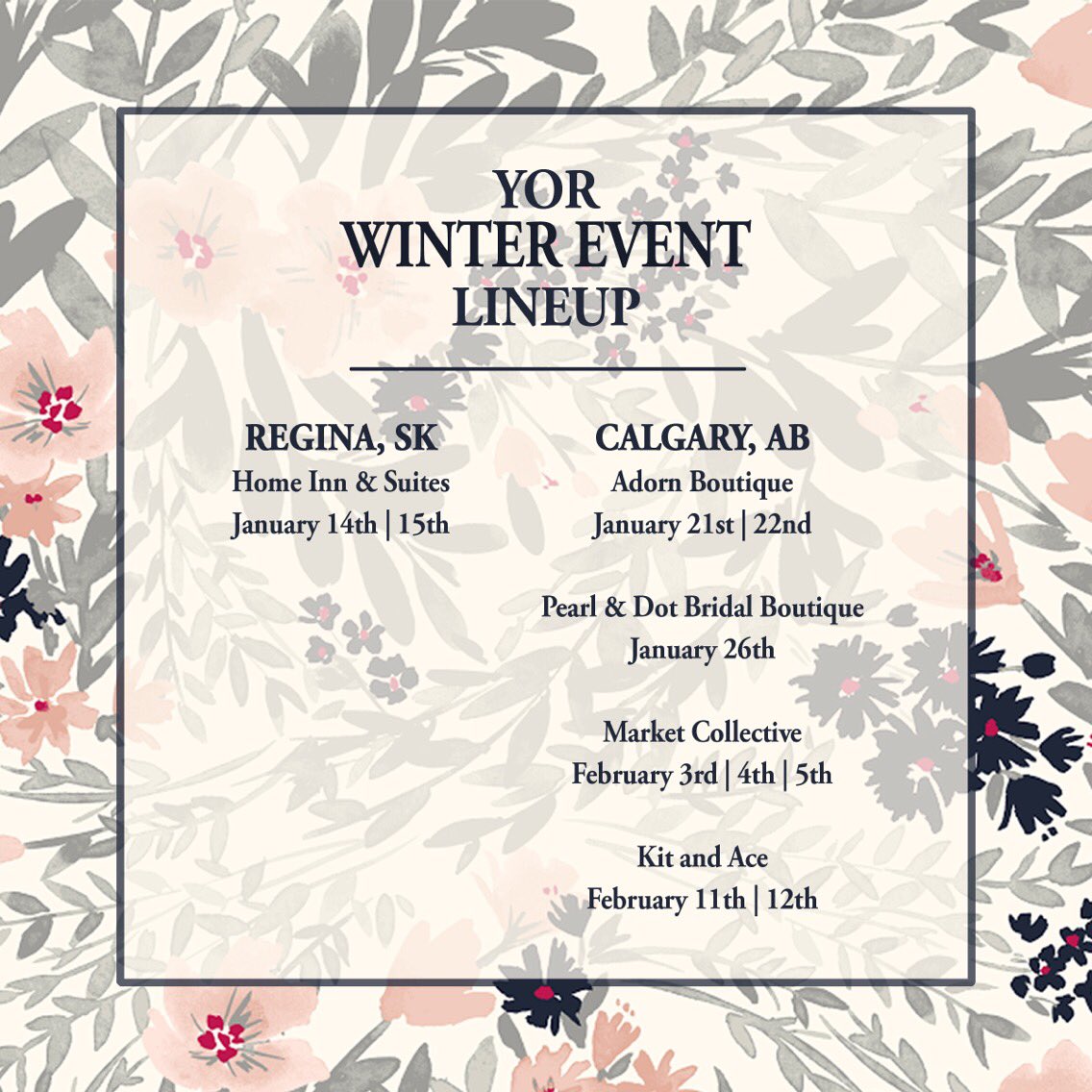 Catch us while you can #Regina and #Calgary ! ALL ORDERS WILL BE COMPLETE FOR #VALENTINES DAY 💕 #valentinesday #lingerie #yyc #PopUp