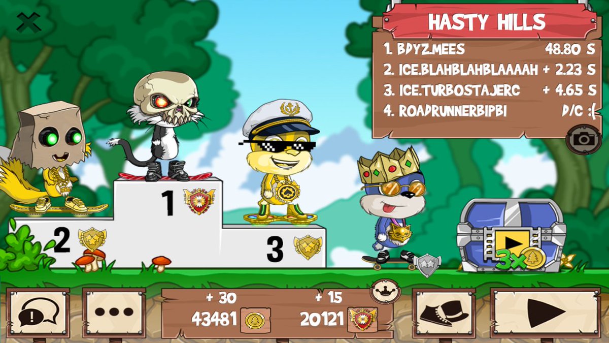 Fr2Mees's tweet photo. I just beat a golden fox! #funrun2 #Blahblahblaaaah #TurboStajerc #Roadrunnerbipbi litteraly 2v1 https://t.co/mCYU2GwdBl