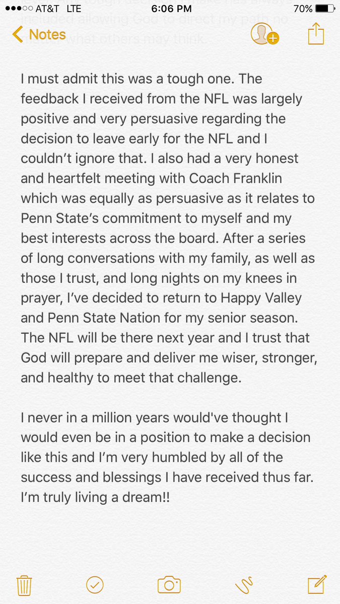 Chico_Hndrxx's tweet photo. Dear Nittany Nation... https://t.co/jg4epYrsHv