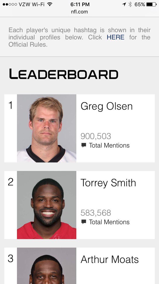 gregolsen88's tweet image. Can we finish this thing? 1 million? #OlsenWPMOYChallenge