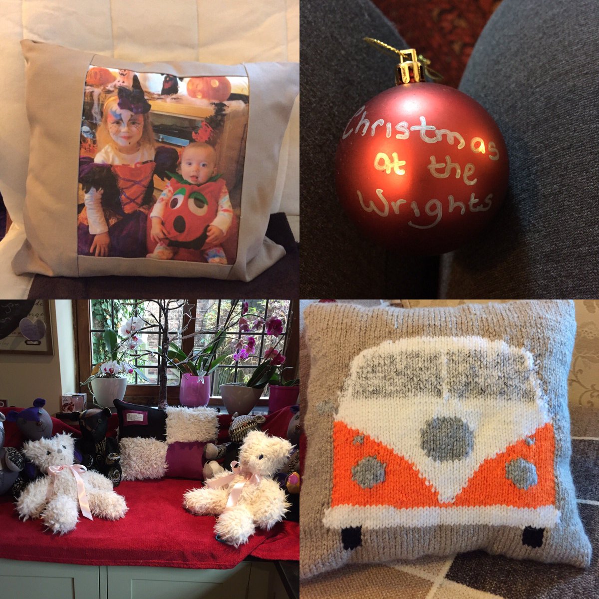 Memory bears, first year memory baby blanket, photo cushions etc as well as cards.I offer quality at affordable prices. (£5 - £45)