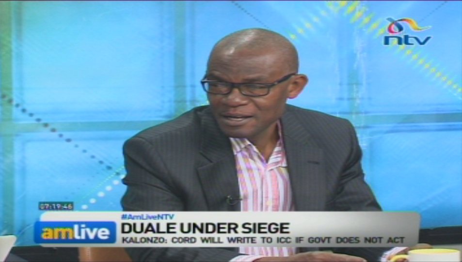 ntvkenya's tweet photo. He (Aden Duale) brought this upon himself - Eseli Simiyu. #AMLiveNTV @debarlinea #DualeAgain https://t.co/kRZjSBGikB