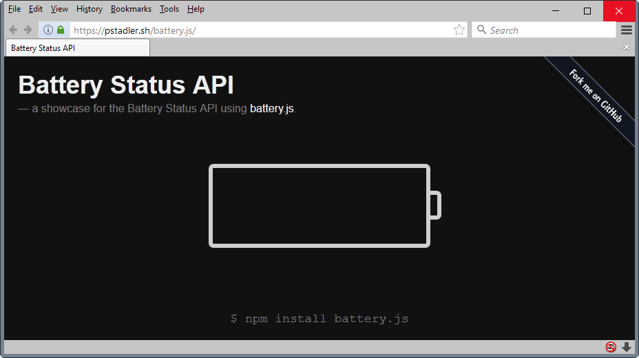 just_gadget's tweet image. #mozilla #batteryAPI #firefox #firefox52 – Mozilla cuts website access to Battery API in Firefox 52 – Mozilla has… dlvr.it/N3xtWH