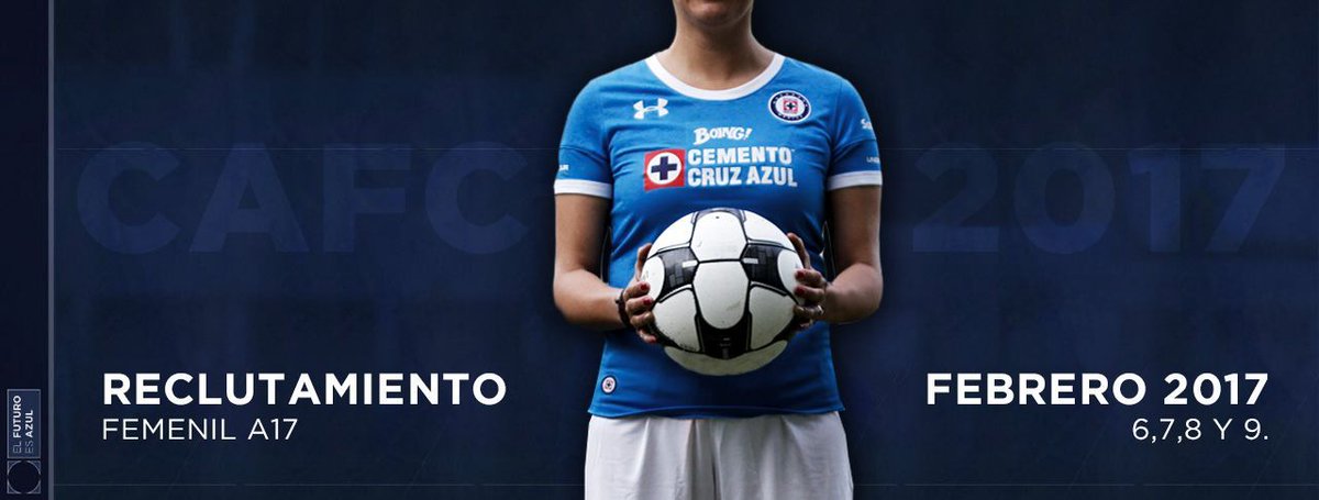 CruzAzul's tweet photo. Ahora la mujer...tiene el balón en su poder ¡Inscríbete a nuestro reclutamiento femenil! [...] Más Info https://t.co/Q0M06mWia6 https://t.co/S7jhG7hKAm