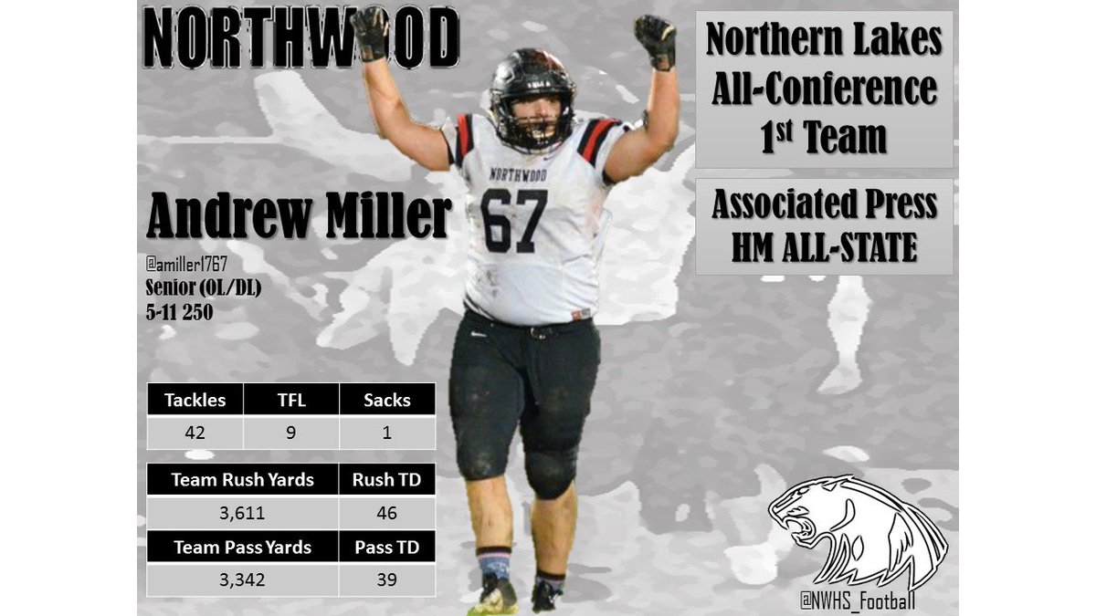 NWHS_Football's tweet photo. PPP #10 Congrats @amiller1767 @NWHS_Football #TeamMVLine #AllNLC #AllArea #APAllStateHM https://t.co/wn2nPnK88I