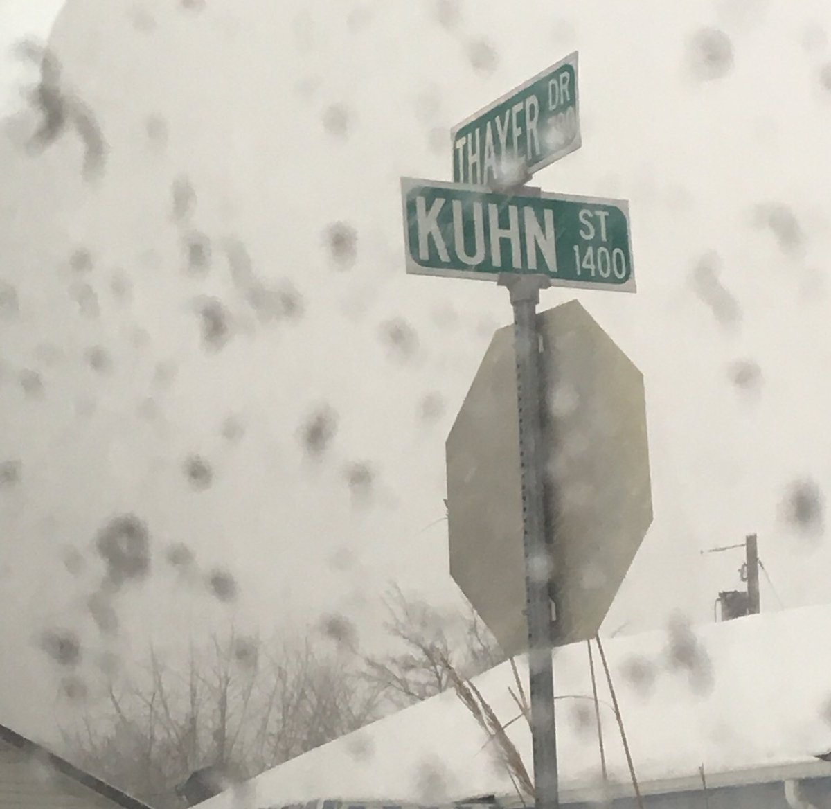 CoachDavidMKuhn's tweet image. "It's a sign!" KUHN STREET #MYSIGN