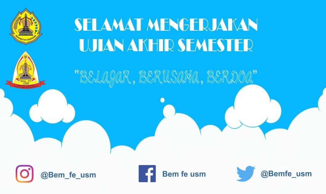 BEM FE USM tweet media