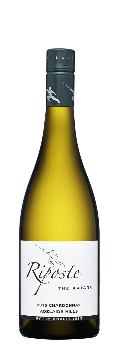 '15 Riposte Katana Chardonnay. Mild-mannered tannins. Perfect with salmon roulade. For more retro party food matches @gtWINEmag Dec/Jan