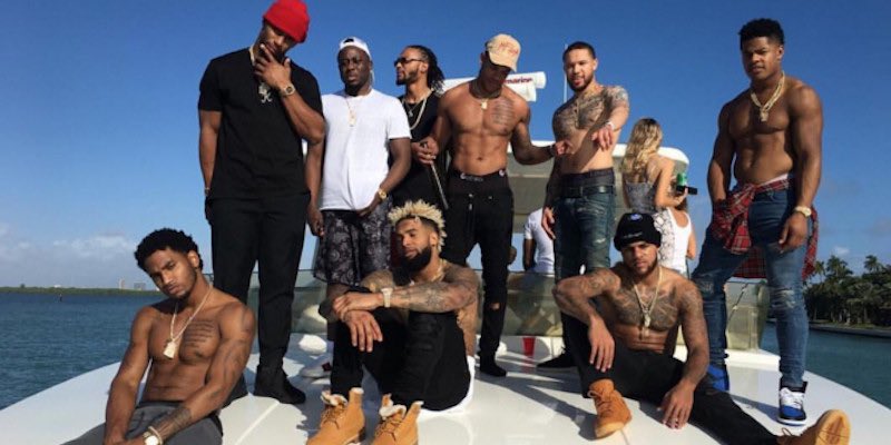 JClarkNBCS's tweet photo. Odell Beckham Jr just 28 yards. Only had fewer yards in 1 other game in career.
#BackToTheBoat https://t.co/x5PGc3PBrR