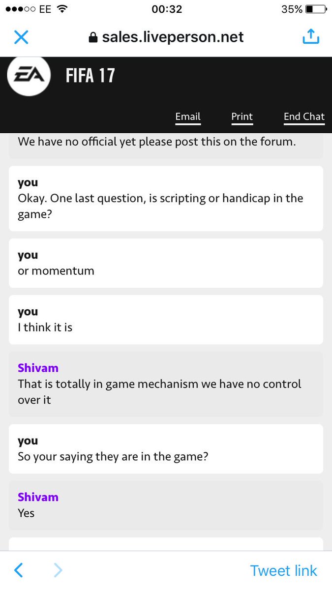 FfsRobbo's tweet image. It's in the game lads #FIFA17 #scripting #Handicap #fifa #FUT #jobdone