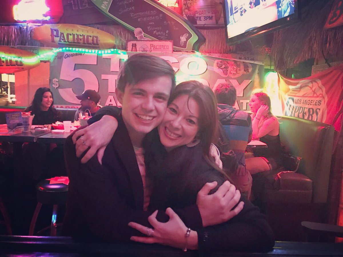 GennaGalloway's tweet photo. Friendship love across the sea #reunion #happiness #lalaland @DougMiddleBr https://t.co/ZhhmGyvsfH