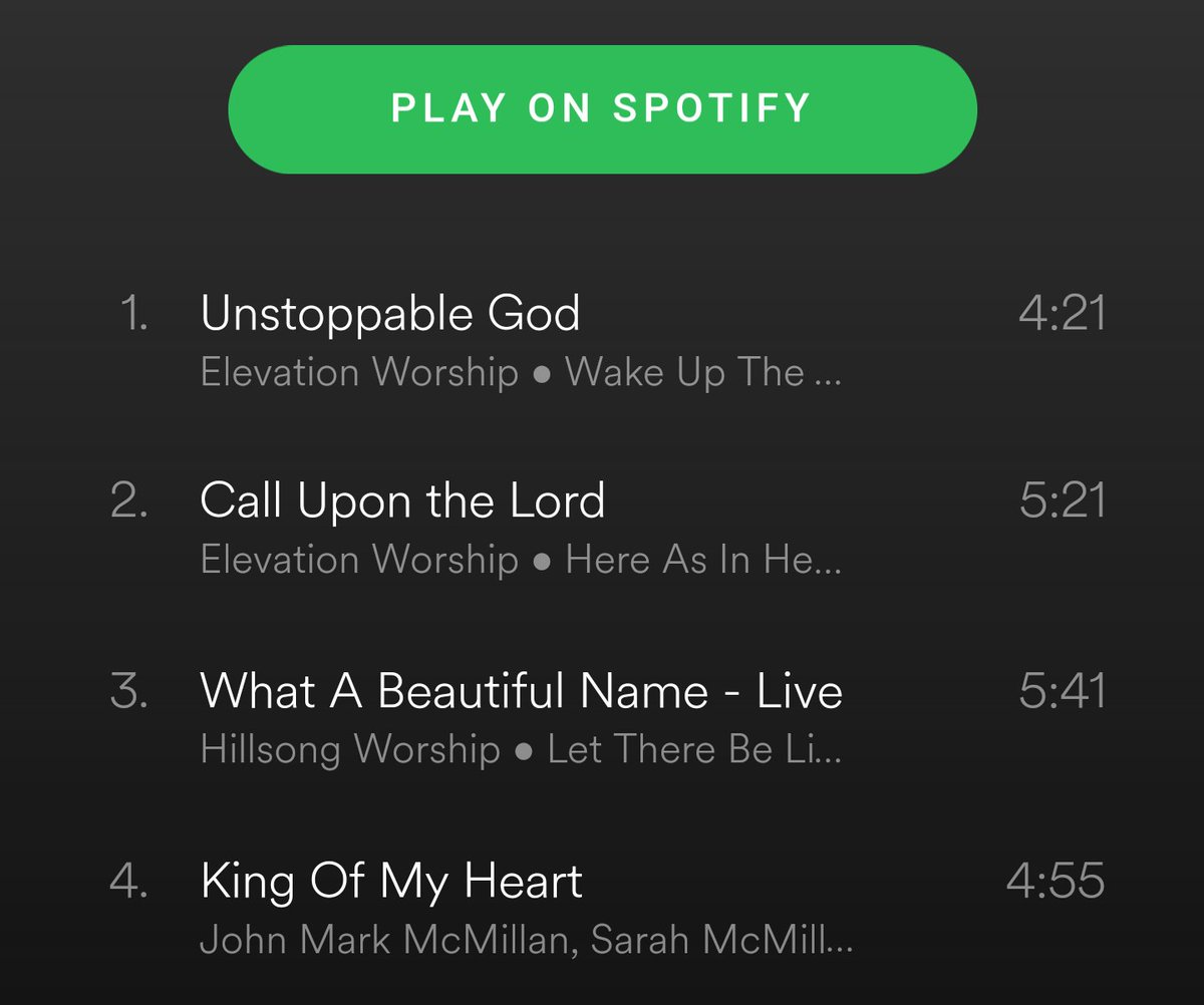 Weekend worship: Unstoppable God / Call Upon the Lord / What a Beautiful Name / King of My Heart

Listen at go2.lc/socworship