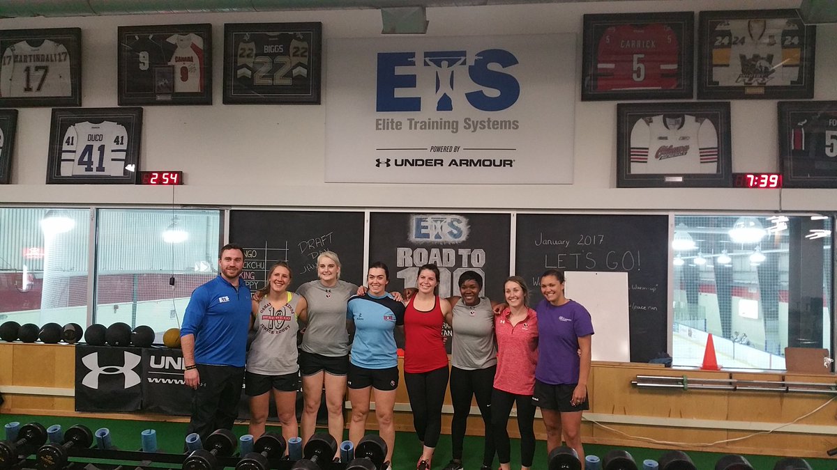 Ontario Snr Women Performance Players working with Elite Training Systems.
