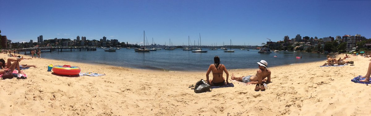 samgriffo's tweet image. Beach is always better when everyone else is back at work! #onemoreweektogo #sydneyharbour