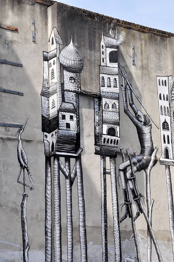 polygraphych's tweet image. London, #StreetArt by Phlegm