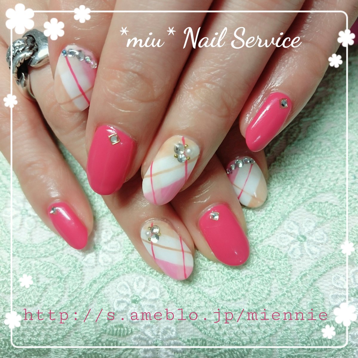 Miennie على تويتر Linecamera ネイル ジェルネイル ネイルアート