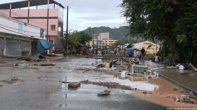 thaiflood's tweet photo. [10.10 น.,9 ม.ค.] #น้ำท่วมกระบี่ เช้านี้น้ำลดแล้ว บ้านเรือนประชาชน-ถนนเสียหายหนัก
https://t.co/hiVgnQk2Nf #Thaiflood #น้ำท่วม #น้ำท่วมภาคใต้ https://t.co/AbJdYOwDp0