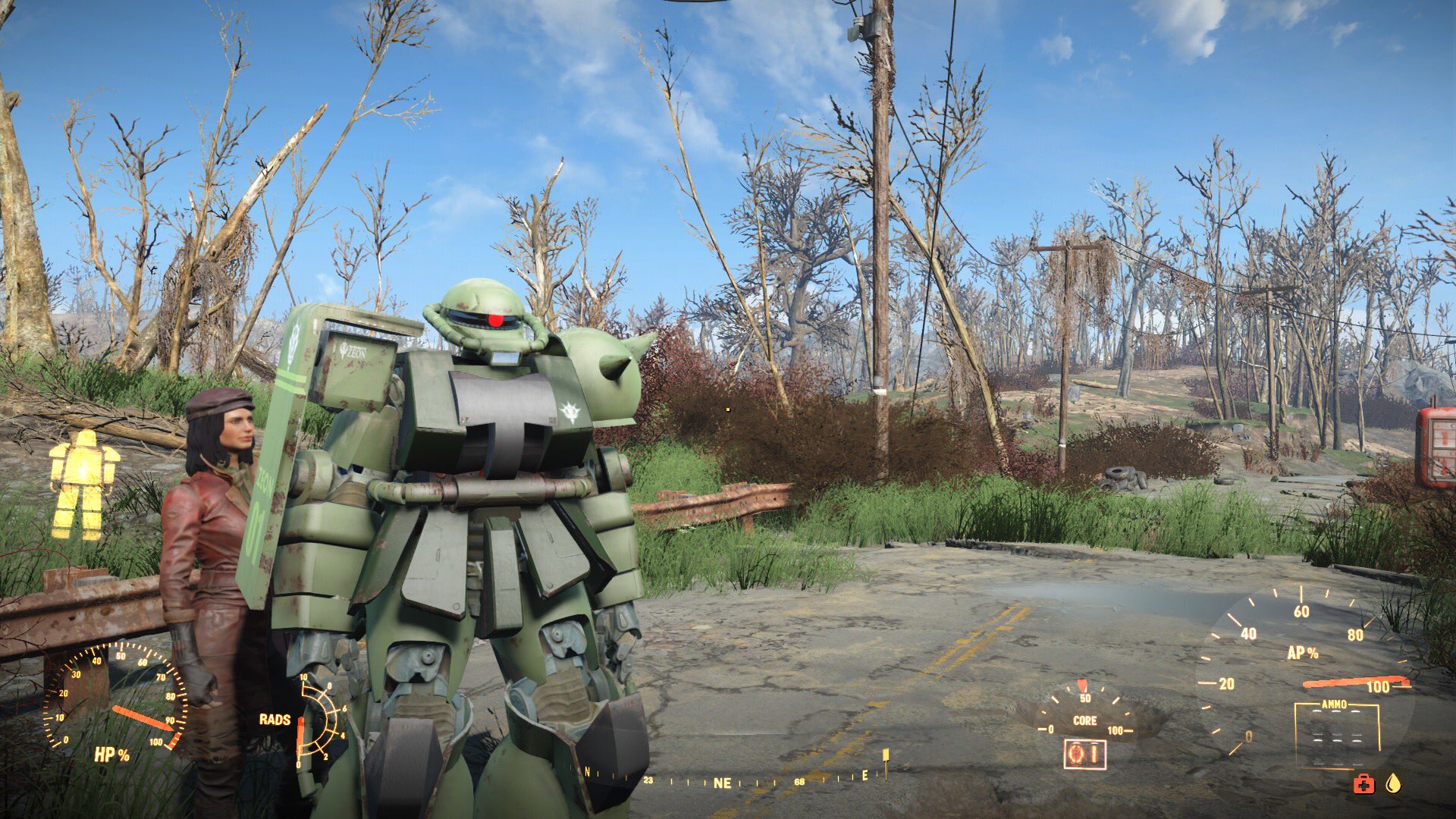 Ito Fallout4 の08小隊mod Ez 8とザクiiのパワーアーマー 細かいところまでよくできてる T Co Vlyla5yfmp Twitter