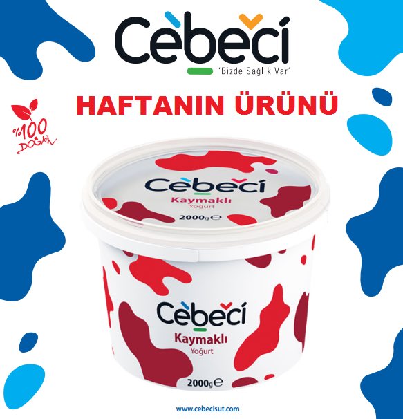 Haftanın Ürünü:2000 gr Cebeci Kaymaklı Yoğurt 😋 #BenceDenemelisin 👍🏼 #CebeciSüt #BizdeSağlıkVar #Süt #Yoğurt #Alışveriş #Market #Reklam #SDÜ