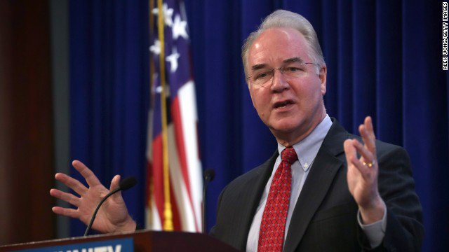 CNNPolitics's tweet photo. Democrats call for an ethics probe of Donald Trump's Health and Human Services nominee Rep. Tom Price https://t.co/kkzaBghHyv https://t.co/WhtKiXZORZ