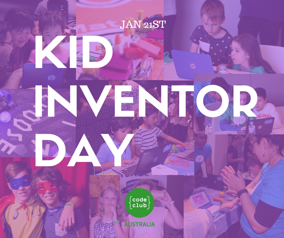 CodeClubAus's tweet image. Running out of School Holiday ideas? Kids and parents loved our Kid Inventor Day last year! @Telstra  bit.ly/KIDBlacktown