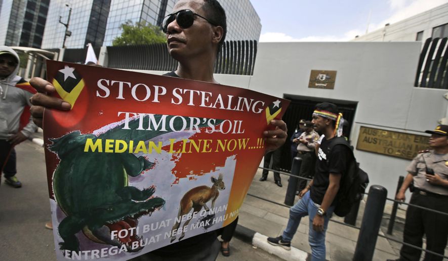 StochasticSL's tweet image. #EastTimor tears up #oilandgas treaty with #Australia after Hague dispute. Read on: bit.ly/2i7232l