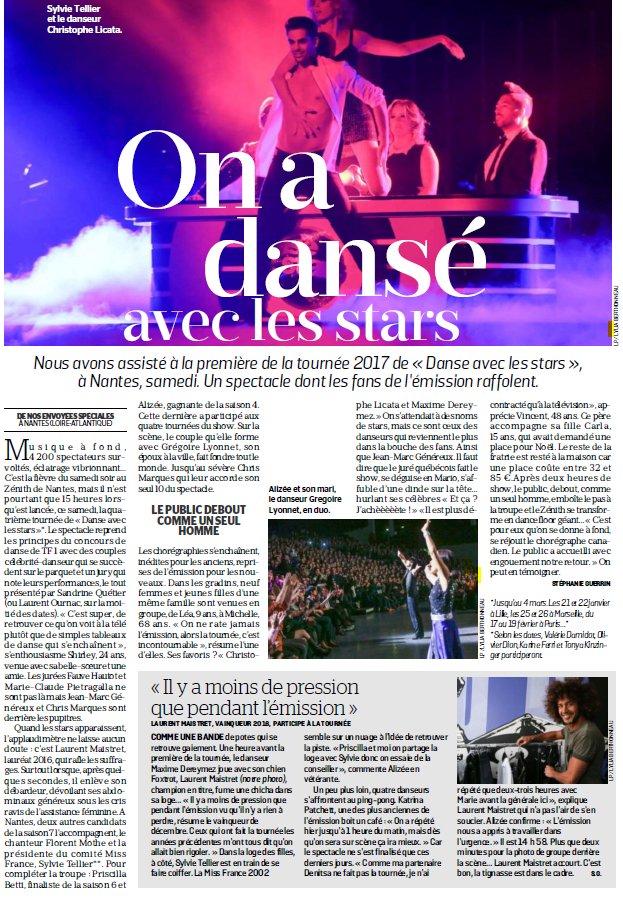 Danse avec les stars - Presse 2017 C1tQliHXcAErFCS