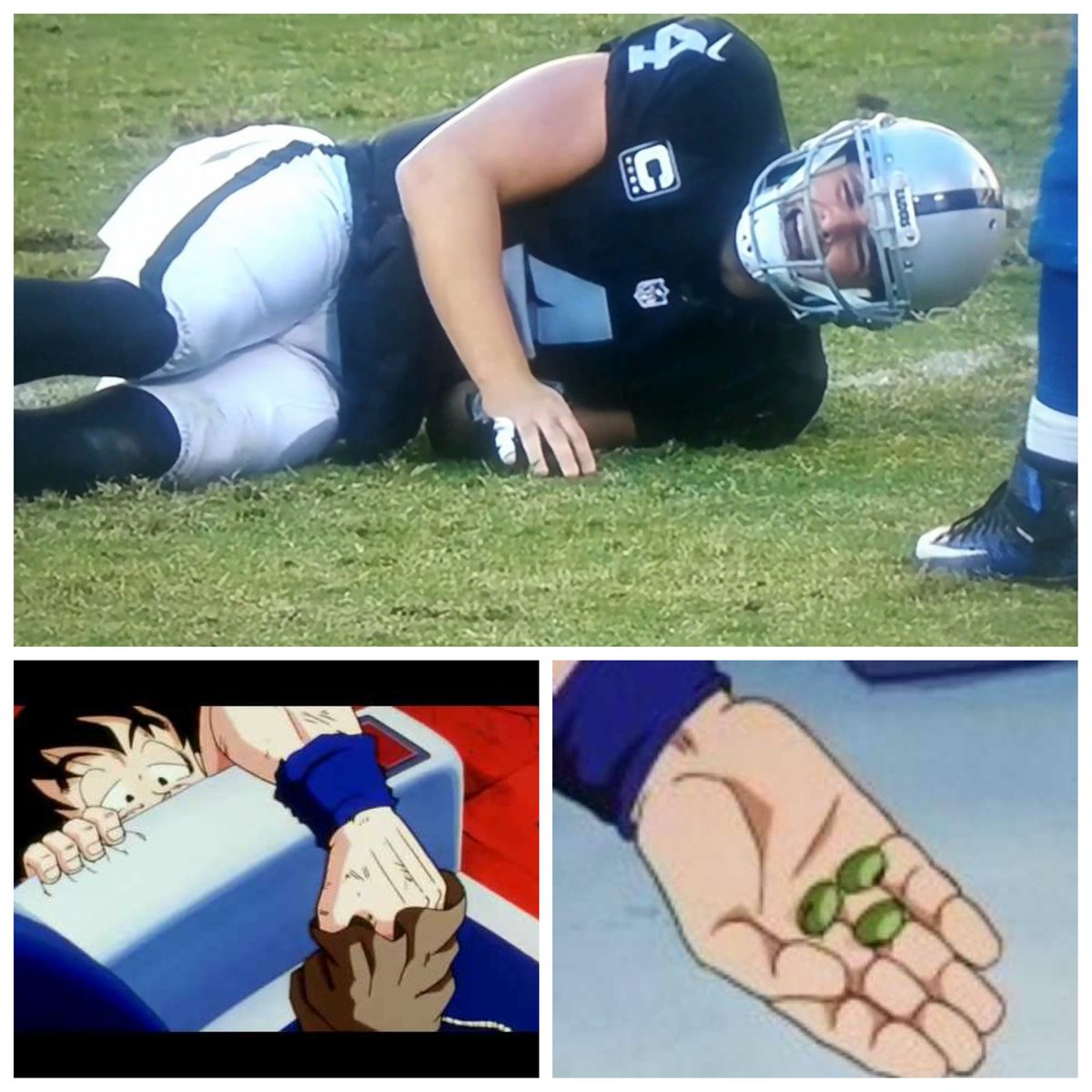 deehthree's tweet image. If only carr had some sense beans he could have saved the raider nation... lmao  #Raiders #RaiderNation #Oakland #DerekCarr #senzubean