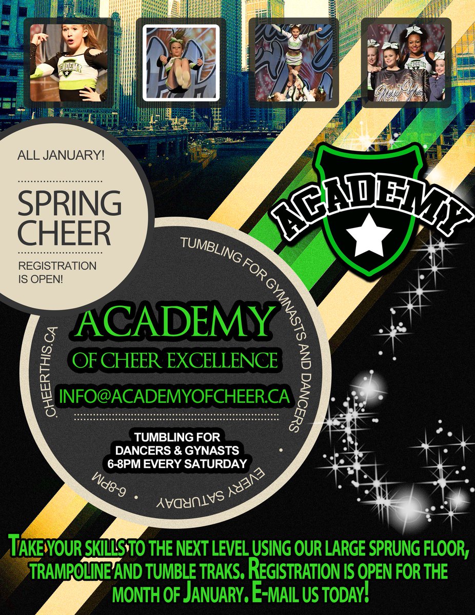 cheerthis's tweet image. Spring Cheer registration is OPEN! cheerthis.ca #academyulture #academyofcheer #missionbc