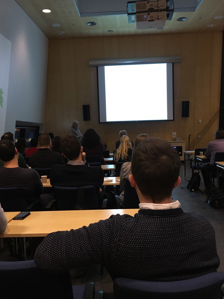 ExploCrowd's tweet photo. Mark Rowan presenting rifting and salt tectonics in the Barents Sea at the #ExplocrowdLecture this morning https://t.co/hfWjByV00J