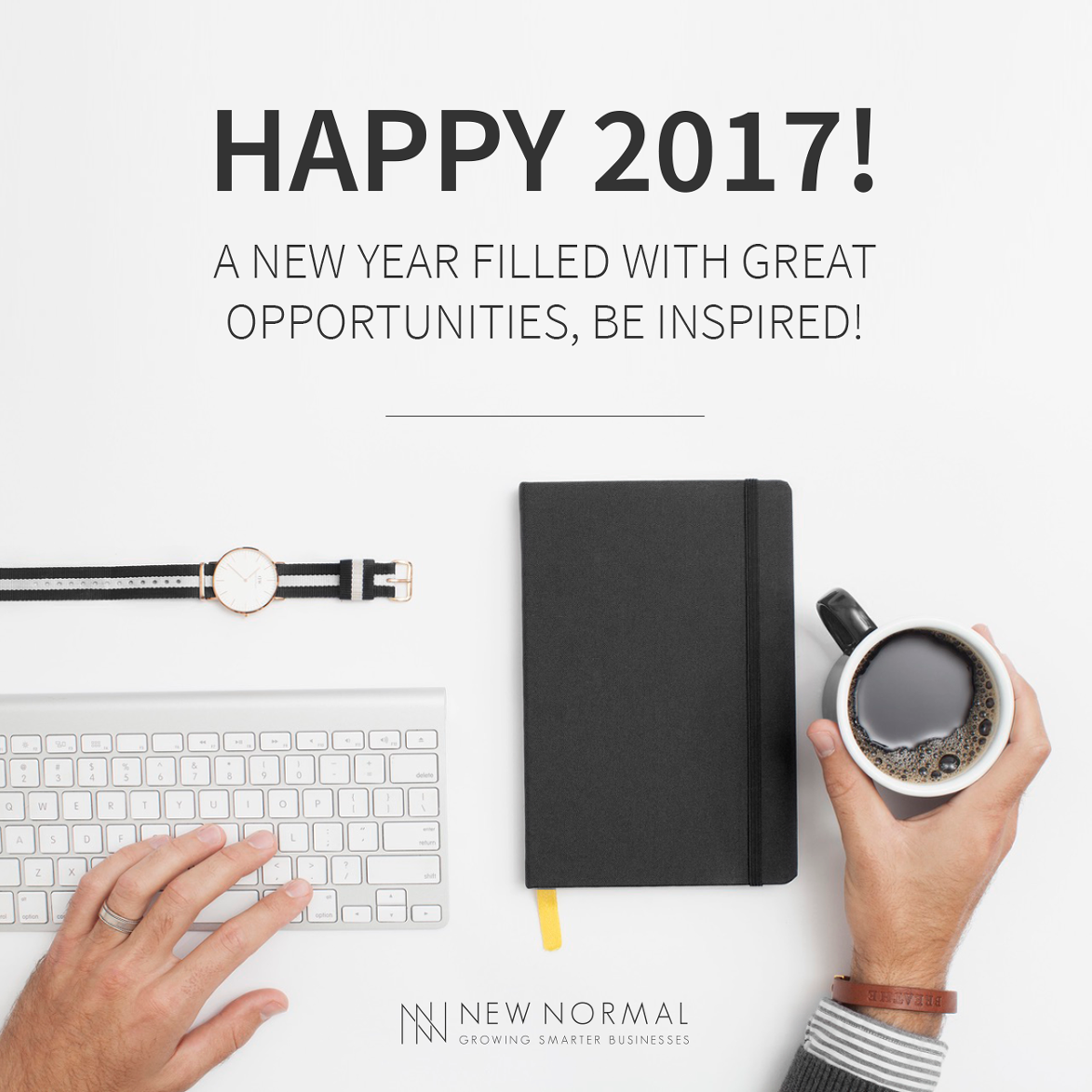 Let the fresh year begin! Happy 2017 everyone.
We'd love to hear about you and your business! Get in touch!
newnormal.co.za