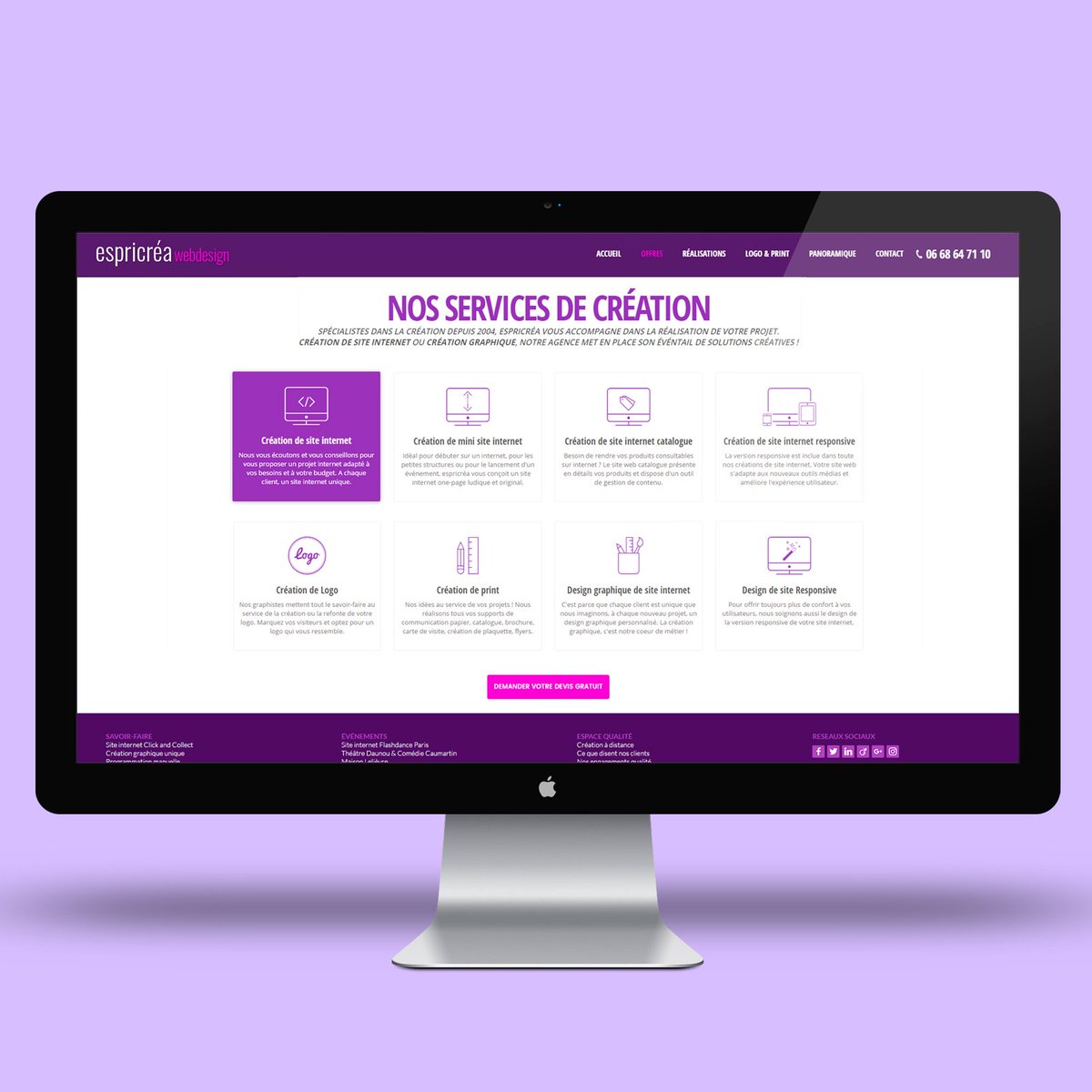 espricrea's tweet photo. Nos Services ! #developers #graphicdesigner #webdeveloper #webagency  #lovemybusiness #worktogether #pink #purple 
https://t.co/HwG3M6FUou https://t.co/osM7nHPLmD