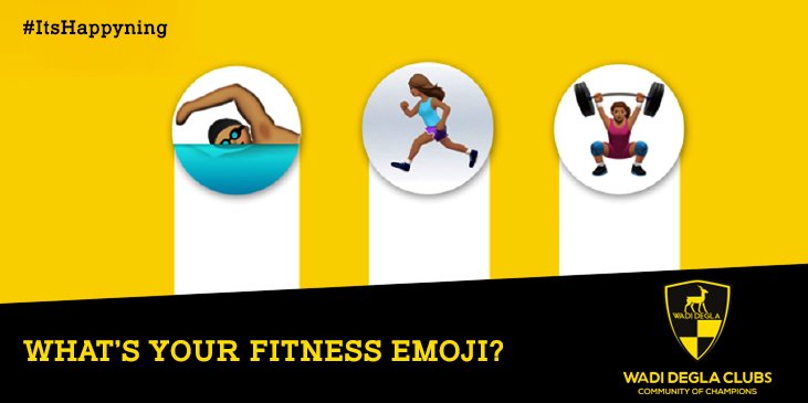Quote this Tweet with your favorite workout emoji for a chance to win one day membership at WDC Runda. #ItsHappyning