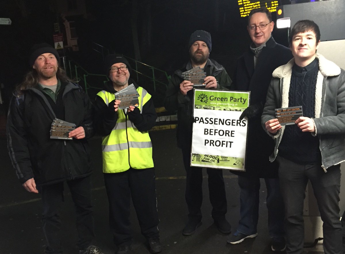 ActionForRail's tweet image. Rail campaigners at Kidderminster station on 3 Jan, taking part in our @ActionForRail action day! #RailRipOff