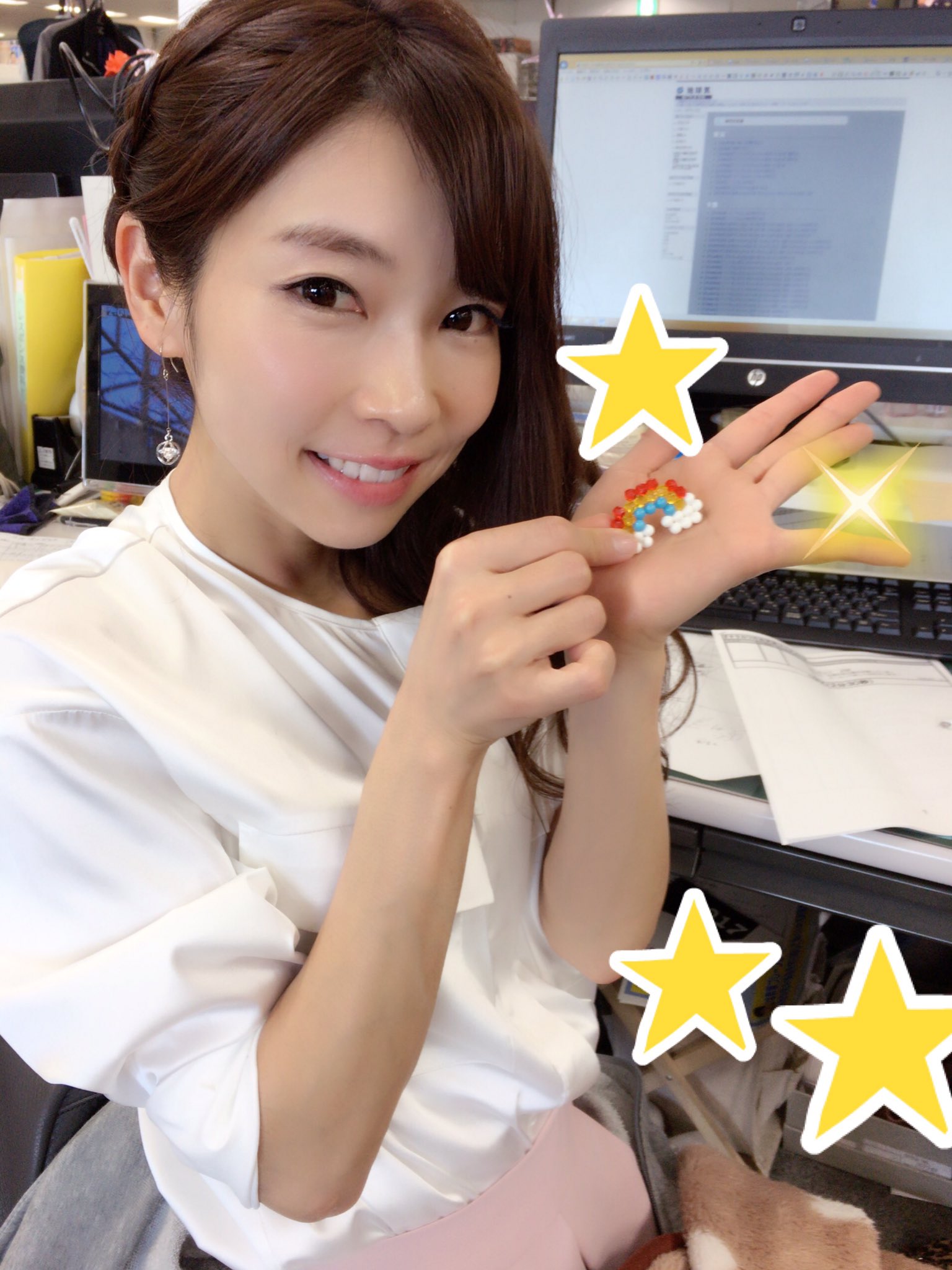 寺川奈津美 一緒にzoom Zoomポーズ考えてくれたのは この子たちのお母さんです 雲と虹 なっちゃんにあげて と作ってくれたそう 今日はおかげでとっても いい日だった 人は人から こんなにも 元気をもらえるものなんですね T Co