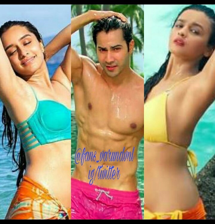 fans_varundvn's tweet photo. @aliaa08 @Varun_dvn @ShraddhaKapoor Too much hotness in a single pic #valia #varddha love them ππ https://t.co/B0pgpZZRe2