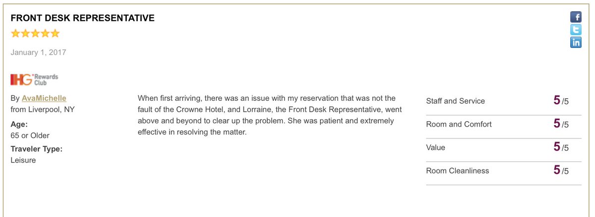 staynewton's tweet image. We love guest feedback! Thank you AvaMichelle for taking the time to tell us about the great service from Lorraine #CPBN #friendliestservice