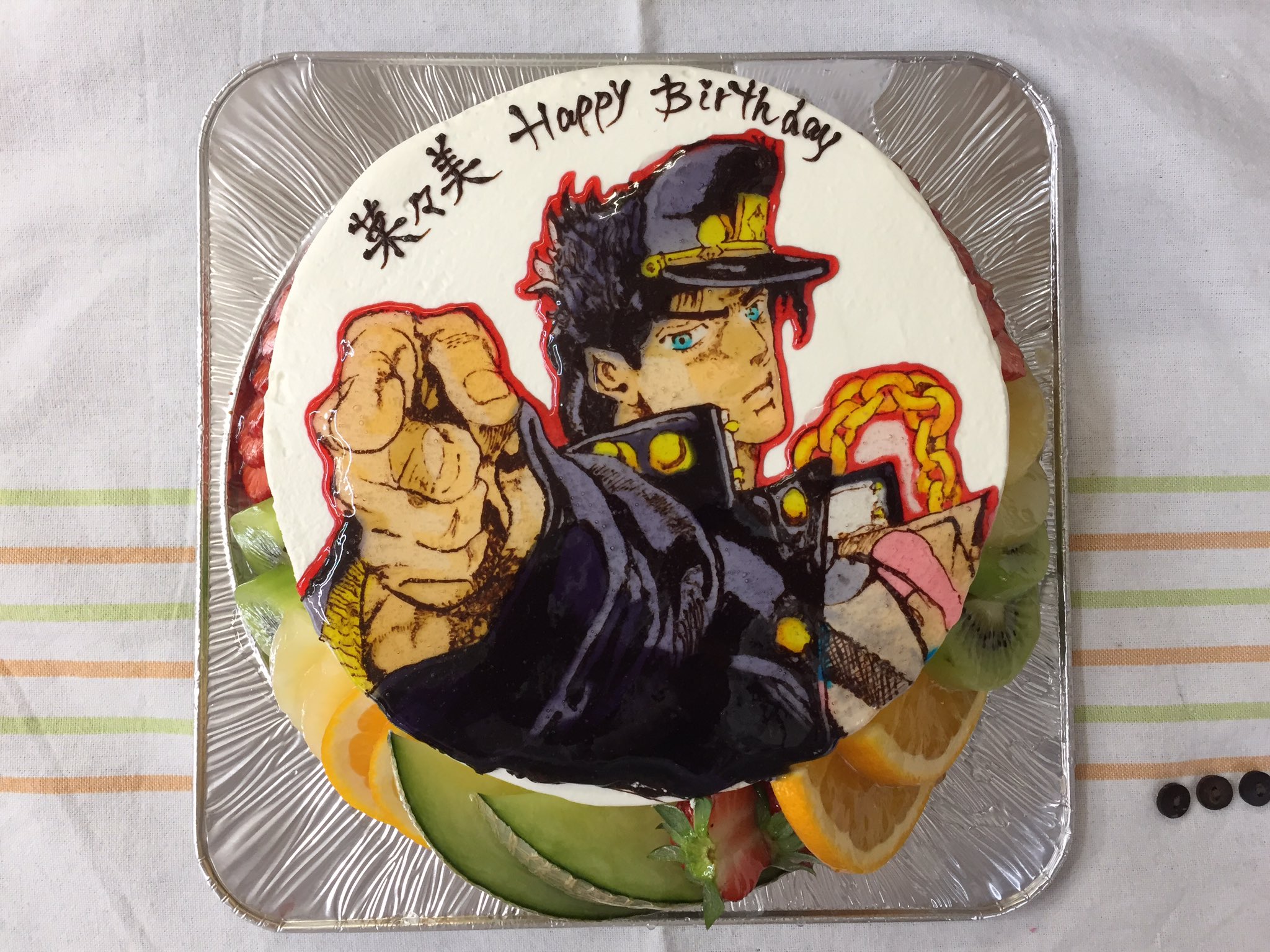 せーやパティシエ Twitterissa 久しぶりにね イラストケーキも載せますか 新年一発目はジョジョだったよー ゚ ゚ ノ 夜中の ケーキ屋さん すごいと思ったらrt せーやパティシエ Twitterissa 久しぶりにね イラストケーキも載せますか 新年一発目はジョジョだったよー ゚ ゚ ノ 夜中の ケーキ屋さん すごいと思ったらrt