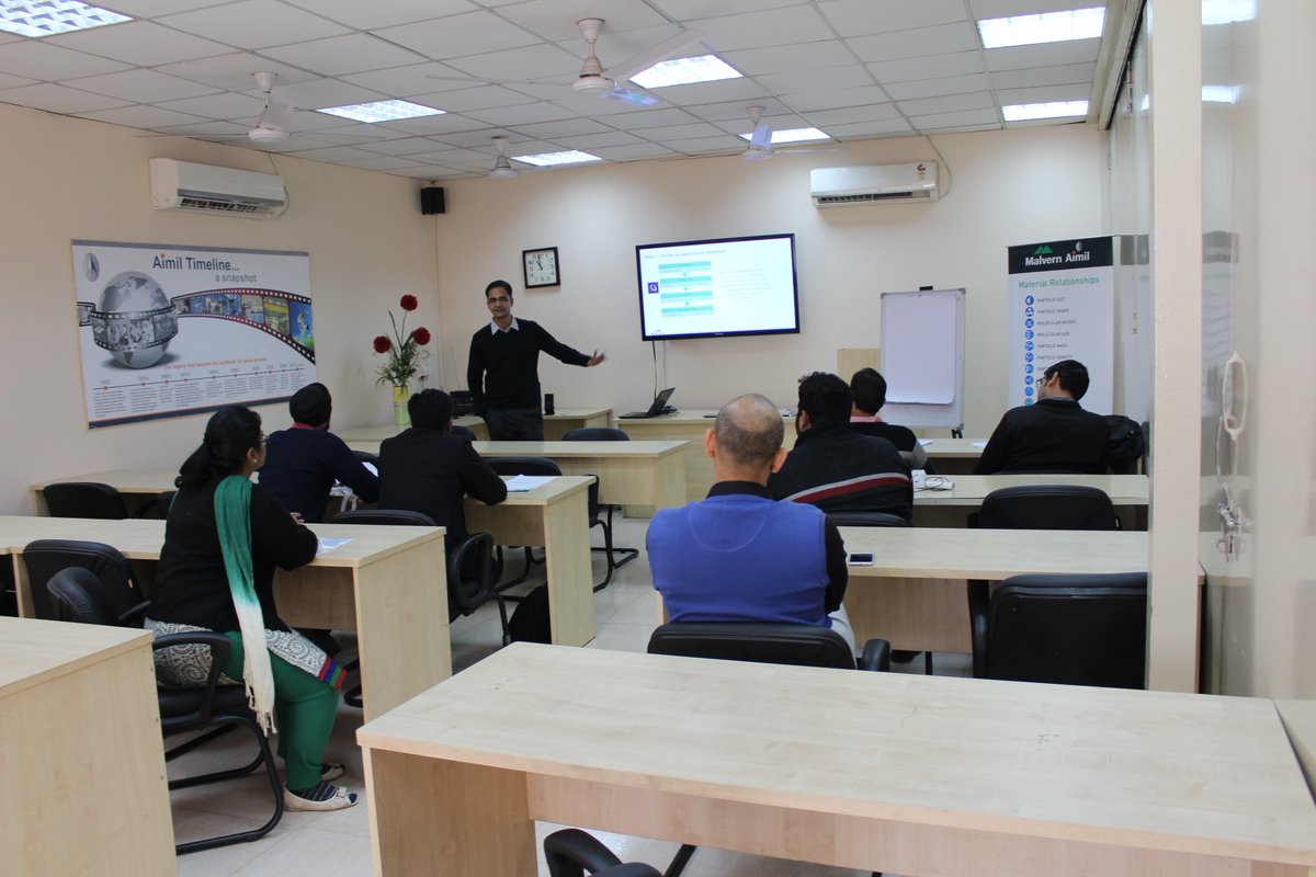 AimilLtd's tweet photo. A Glimpse of the Malvern Training Course held on 6 January 2017 at Aimil Ltd. Delhi.#Aimil #Instrumentation #MalvernInstruments #Mastersizer https://t.co/0c0C1RrMPu