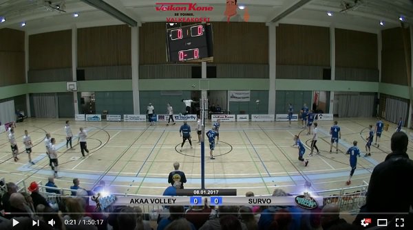 AkaaVolley's tweet photo. Eilisen SurVo-matsin jälkilähetys https://t.co/2E5UC3uYNb #akaavolley #akaa #toijala #viiala #survo #lentopallo #volleyball https://t.co/rDsFuO4Q5s