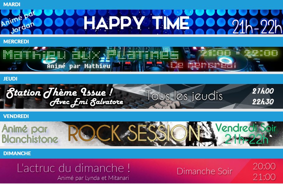 DigitalStation_'s tweet photo. [PLANNING] Grosse semaine en vue les loulous ! https://t.co/LI9VDidV36