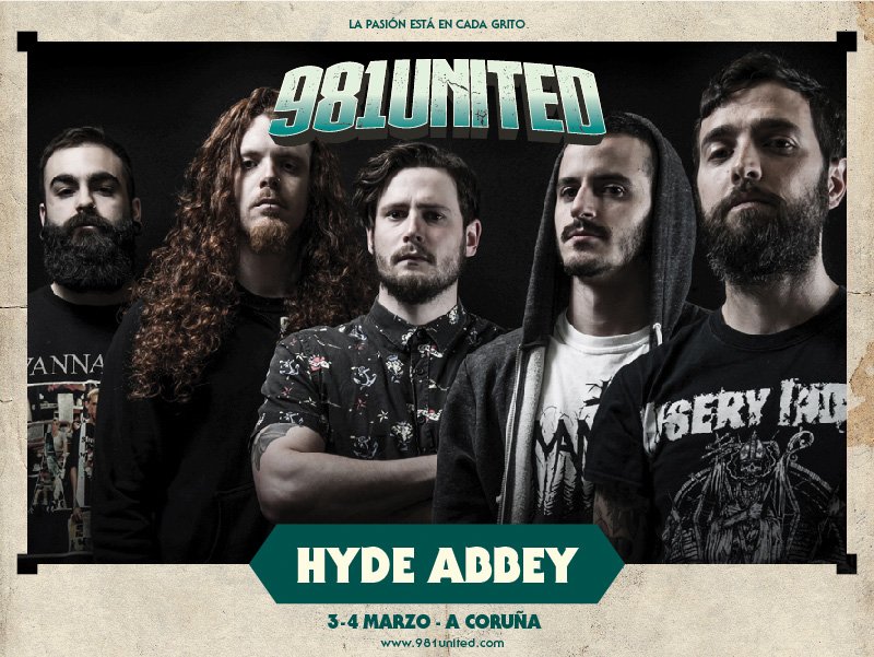 Desde Barcelona nos visitarán <a href="/HydeAbbey/">Hyde Abbey</a> 
#bandas981UNITED2017