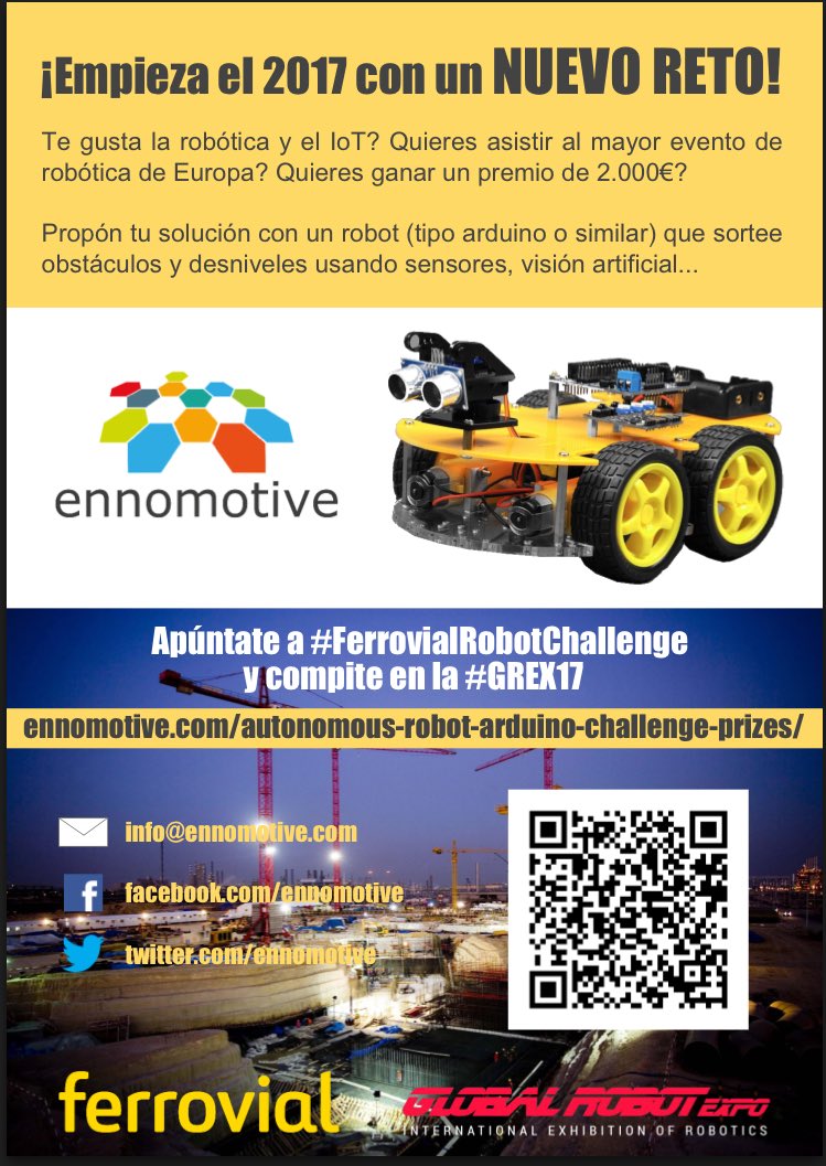 Un reto robótico para el 2017, anímate