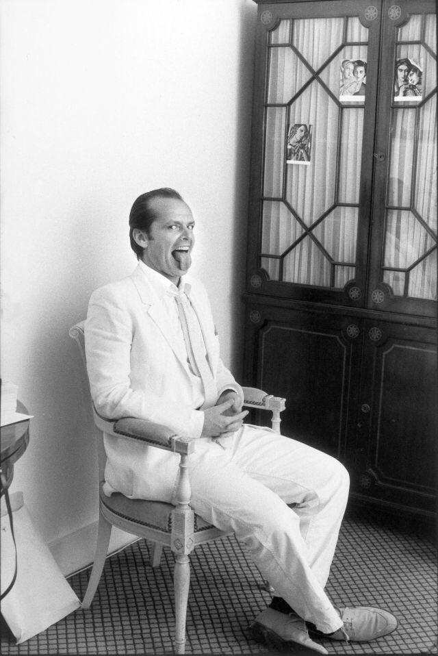 PastaDiMandorle's tweet image. Michou Simon.
Jack Nicholson, Cannes Film Festival, 1981.
